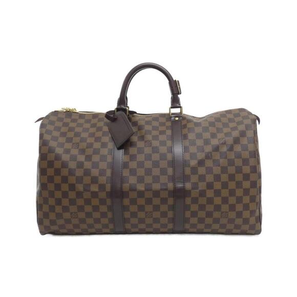 LOUIS VUITTON Brown Damier Keepall 50 Boston Bag - Picture 1 of 9